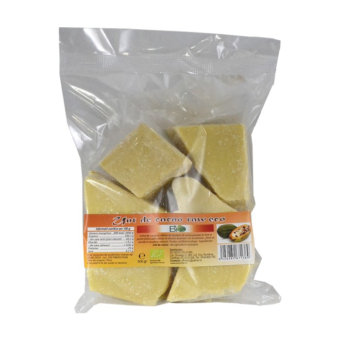 Unt de cacao (500 grame) Unt de cacao (500 grame)