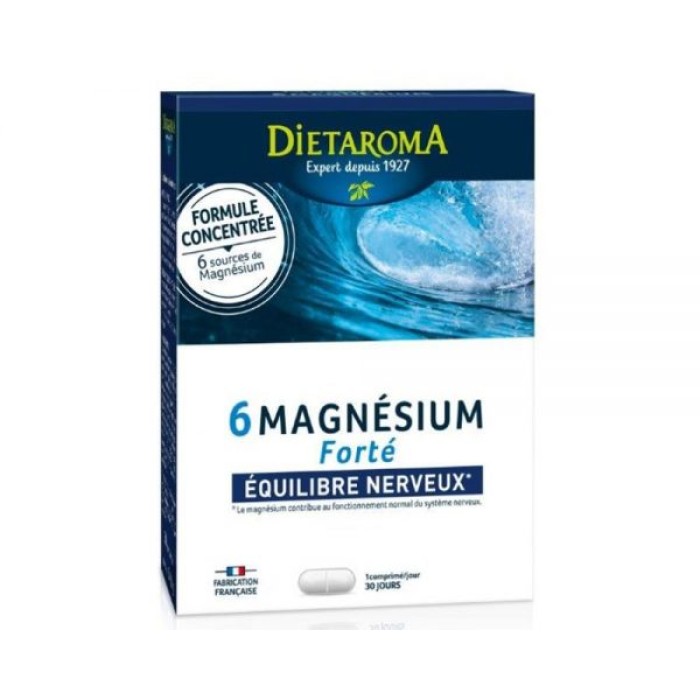 6 Magneziu Forte ( 2 blistere x 15 cmp), Dietaroma 6 Magneziu Forte ( 2 blistere x 15 cmp), Dietaroma