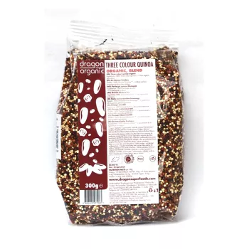 Quinoa tricolora eco (300 grame), Dragon Superfoods