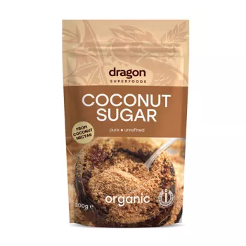 Zahar din palmier de cocos eco (250 grame), Dragon Superfoods