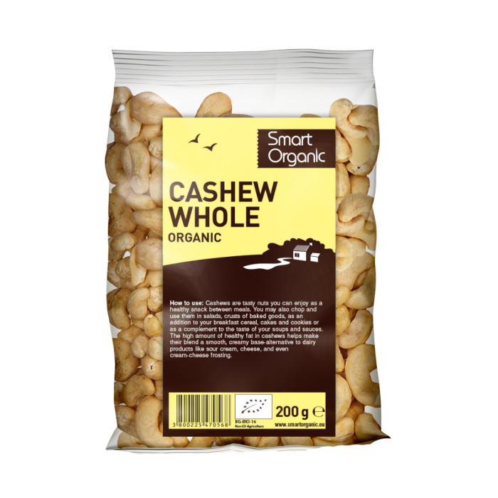 Caju raw bio (200 grame), Smart Organic Caju raw bio (200 grame), Smart Organic