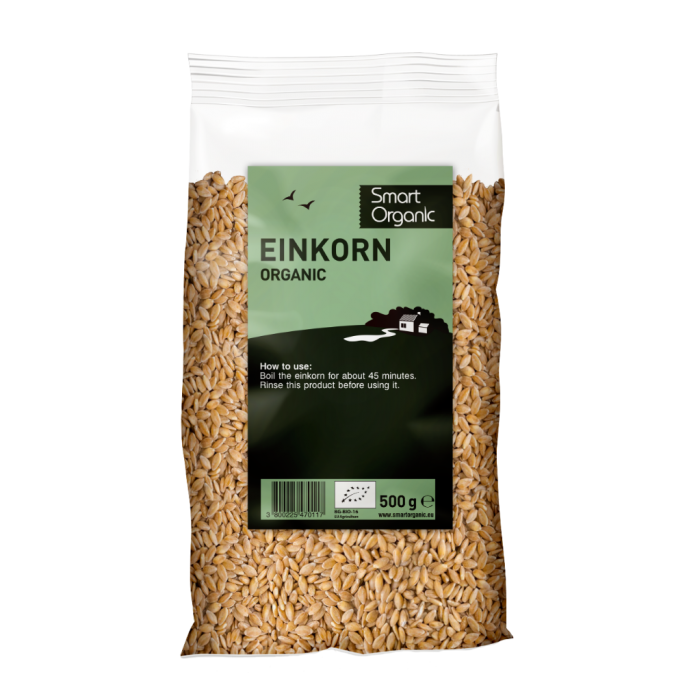 Einkorn raw bio (500 grame), Smart Organic Einkorn raw bio (500 grame), Smart Organic
