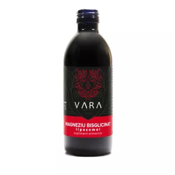 Magneziu Bisglicinat Copii/Adulti Lipozomal Premium - Cirese (250 ml), Drogheria Vara