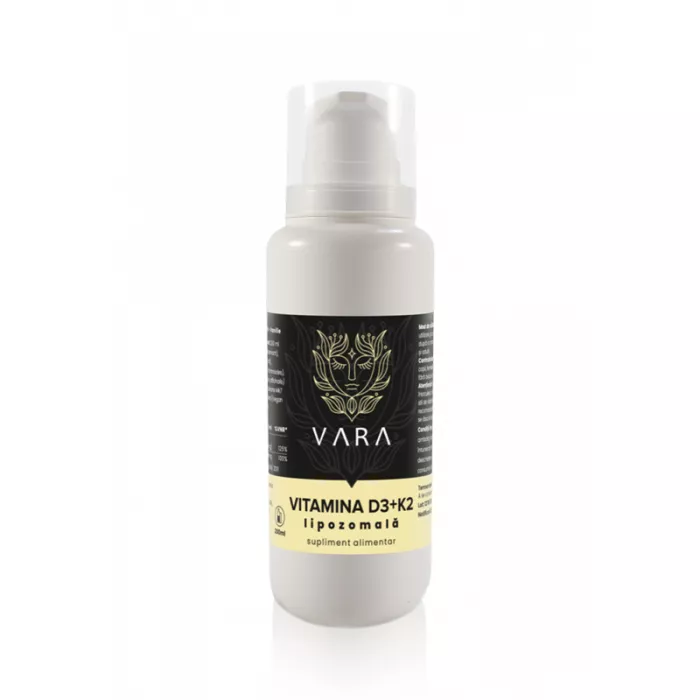 Vitamina D3K2 Copii/Adulti Lipozomal Premium - Vanilie (200 ml), Drogheria Vara Vitamina D3K2 Copii/Adulti Lipozomal Premium - Vanilie (200 ml), Drogheria Vara