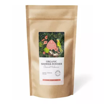 Gel de dus pudra cu cocos si hibiscus bio refill (250 grame), Eliah Sahil