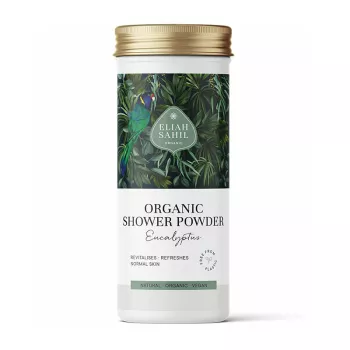 Gel de dus pudra cu eucalipt bio (90 grame), Eliah Sahil