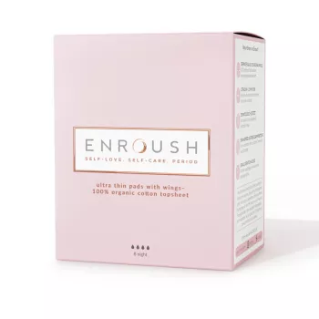 Absorbante bumbac organic Noapte (8 bucati), Enroush Absorbante bumbac organic Noapte (8 bucati), Enroush