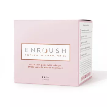 Absorbante bumbac organic Normale (12 bucati), Enroush