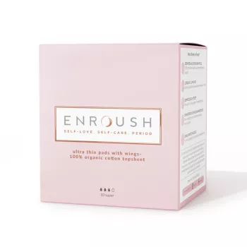 Absorbante bumbac organic Super (10 bucati), Enroush