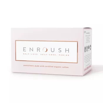 Absorbante zilnice bumbac organic (24 bucati), Enroush Absorbante zilnice bumbac organic (24 bucati), Enroush