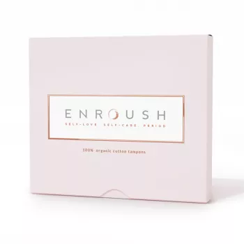 Tampoane bumbac organic Mini (16 bucati), Enroush