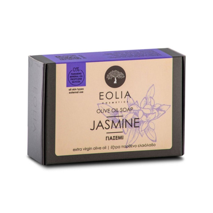 Sapun natural cu ulei de masline extra virgin si iasomie (100 grame), Eolia Cosmetics
