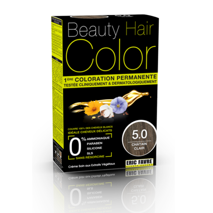 Beauty Hair - Vopsea de par 5 Saten deschis, Eric Favre Beauty Hair - Vopsea de par 5 Saten deschis, Eric Favre
