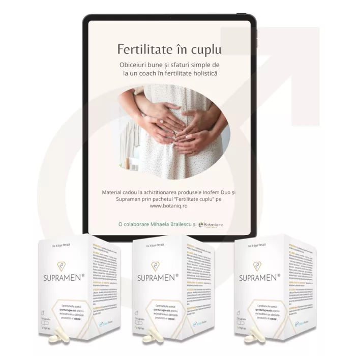 Pachet Fertility Start pentru EL 3 luni (3 x Supramen 120 capsule), Establo Pharma Pachet Fertility Start pentru EL 3 luni (3 x Supramen 120 capsule), Establo Pharma