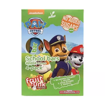 Baton din fructe cu mar - Paw Patrol, vegan, fara zahar (4x20 grame), Fruitfunk Baton din fructe cu mar - Paw Patrol, vegan, fara zahar (4x20 grame), Fruitfunk