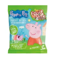 Gustare de fructe cu capsuni - Peppa Pig, vegan, fara zahar (10x10 grame), Fruitfunk