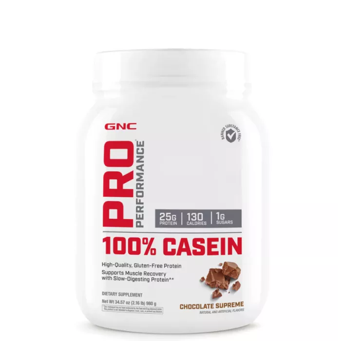 100% Casein Cazeina cu aroma de ciocolata (980 grame), GNC Pro Performance 100% Casein Cazeina cu aroma de ciocolata (980 grame), GNC Pro Performance