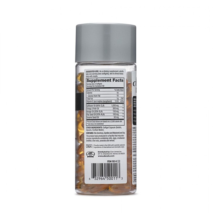 Ab Cuts CLA Formula pentru arderea grasimilor abdominale (120 capsule), GNC Ab Cuts CLA Formula pentru arderea grasimilor abdominale (120 capsule), GNC