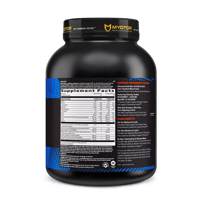 AMP Wheybolic Alpha Proteina cu aroma de biscuiti cu crema (1293.6 grame), GNC AMP Wheybolic Alpha Proteina cu aroma de biscuiti cu crema (1293.6 grame), GNC