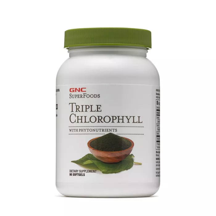 Clorofila tripla cu fitonutrienti (90 capsule), GNC SuperFoods Clorofila tripla cu fitonutrienti (90 capsule), GNC SuperFoods
