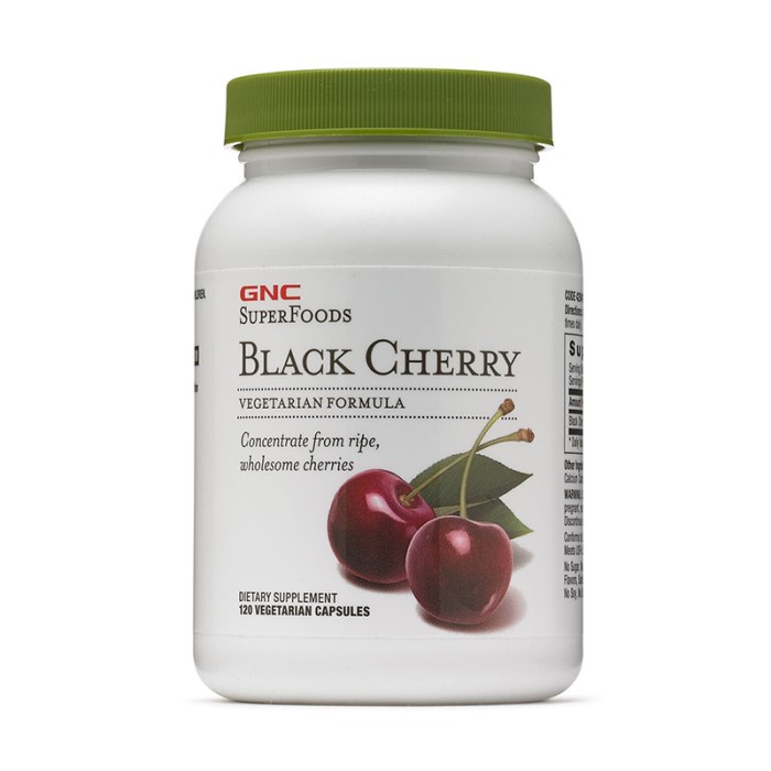 Concentrat de cirese negre (120 capsule), GNC SuperFoods Concentrat de cirese negre (120 capsule), GNC SuperFoods