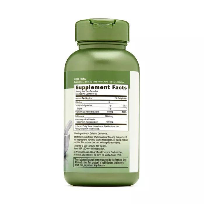Merisor si D-Manoza cu Vitamina C (60 capsule), GNC Herbal Plus Merisor si D-Manoza cu Vitamina C (60 capsule), GNC Herbal Plus