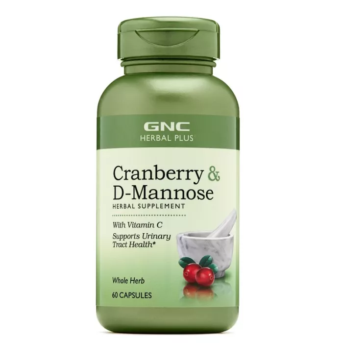 Merisor si D-Manoza cu Vitamina C (60 capsule), GNC Herbal Plus Merisor si D-Manoza cu Vitamina C (60 capsule), GNC Herbal Plus