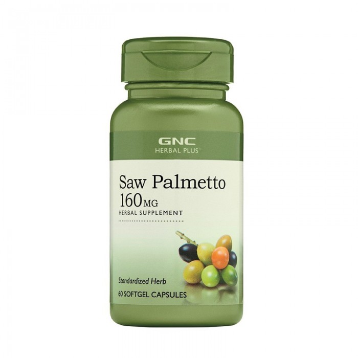 Extract standardizat de palmier pitic 160 mg (60 capsule), GNC Herbal Plus Extract standardizat de palmier pitic 160 mg (60 capsule), GNC Herbal Plus