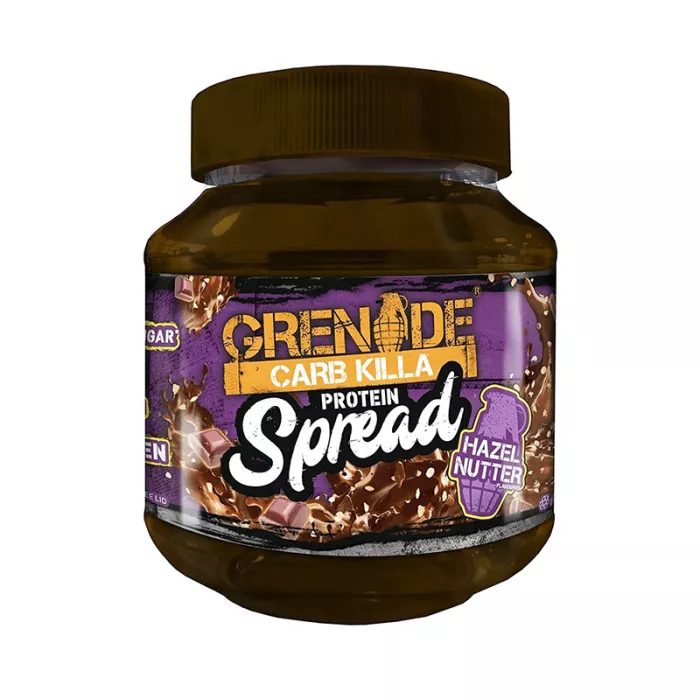 Grenade Carb Killa Crema proteica tartinabila cu aroma de ciocolata cu bucati de alune (360 grame), GNC Grenade Carb Killa Crema proteica tartinabila cu aroma de ciocolata cu bucati de alune (360 grame), GNC