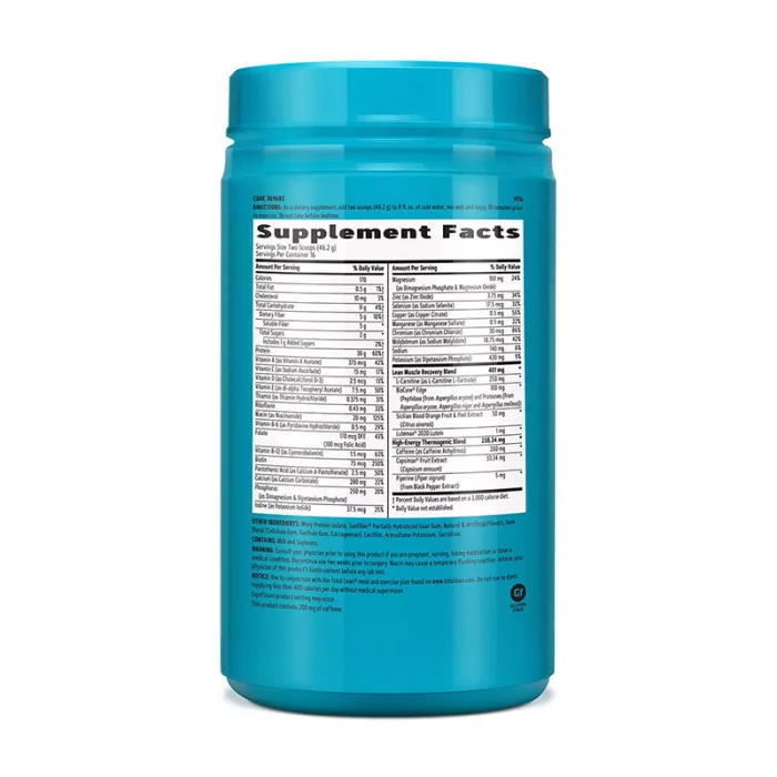 Lean Shake Burn cu aroma de vanilie (739.2 grame), GNC Total Lean Lean Shake Burn cu aroma de vanilie (739.2 grame), GNC Total Lean