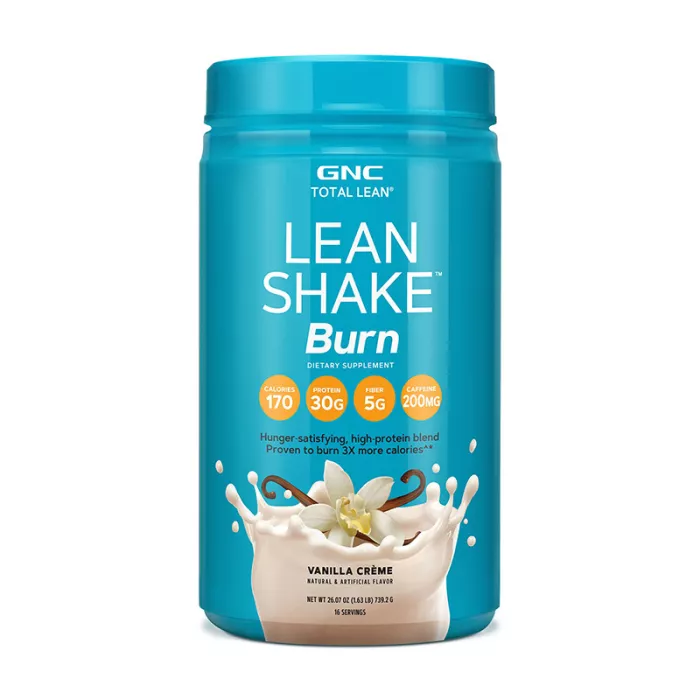 Lean Shake Burn cu aroma de vanilie (739.2 grame), GNC Total Lean Lean Shake Burn cu aroma de vanilie (739.2 grame), GNC Total Lean