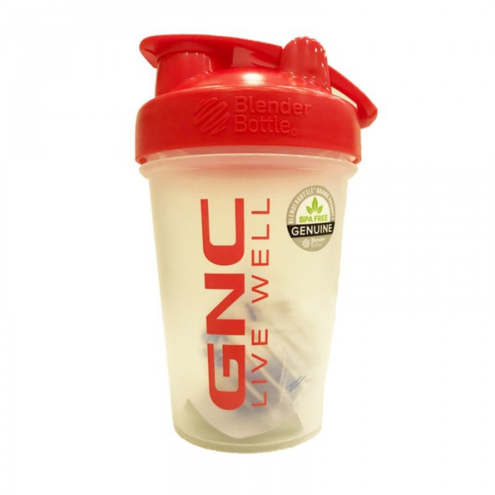 Mini Blender Bottle Shaker Rosu (600 ML), GNC Mini Blender Bottle Shaker Rosu (600 ML), GNC
