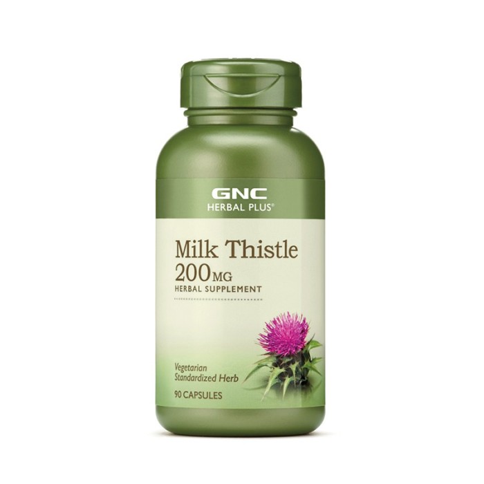 Silimarina 200 mg (90 capsule), GNC Herbal Plus Silimarina 200 mg (90 capsule), GNC Herbal Plus