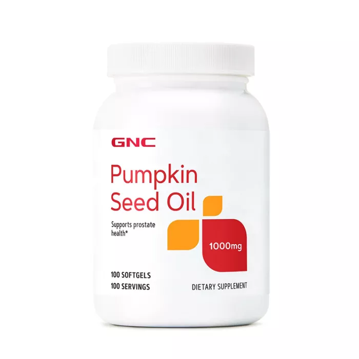 Ulei din seminte de dovleac 1000 mg (100 capsule), GNC Ulei din seminte de dovleac 1000 mg (100 capsule), GNC