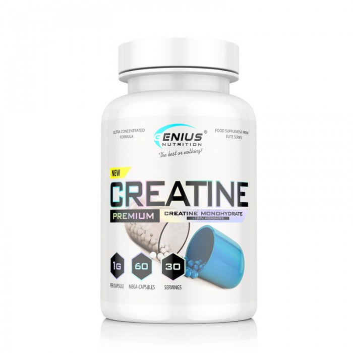 Creatine 60 mega (30 capsule), Genius Nutrition Creatine 60 mega (30 capsule), Genius Nutrition