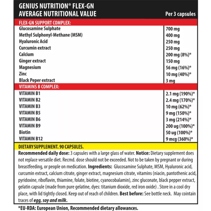 Flex-GN (90 capsule), Genius Nutrition Flex-GN (90 capsule), Genius Nutrition