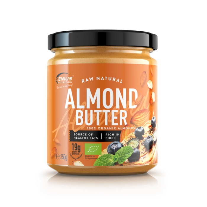 Unt bio de migdale (250 grame), Genius Nutrition Unt bio de migdale (250 grame), Genius Nutrition