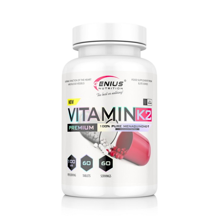 Vitamin K2 (60 tablete), Genius Nutrition Vitamin K2 (60 tablete), Genius Nutrition