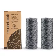 Ata dentara Charcoal - rezerve (2 buc x 50m), Georganics Ata dentara Charcoal - rezerve (2 buc x 50m), Georganics