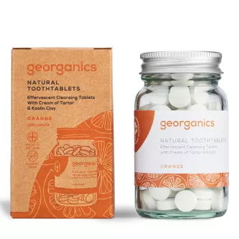 Pasta de dinti tablete Orange (120 buc), Georganics