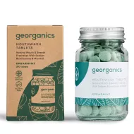 Tablete pentru igiena orala Spearmint (180 buc), Georganics