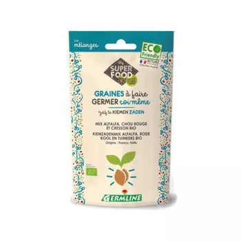 Mix alfalfa, creson si varza rosie pentru germinat eco (150 grame), Germline Mix alfalfa, creson si varza rosie pentru germinat eco (150 grame), Germline