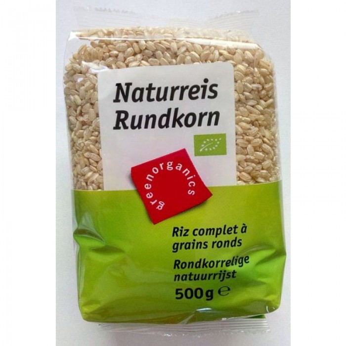 Orez brun cu bob rotund bio (500g) Orez brun cu bob rotund bio (500g)
