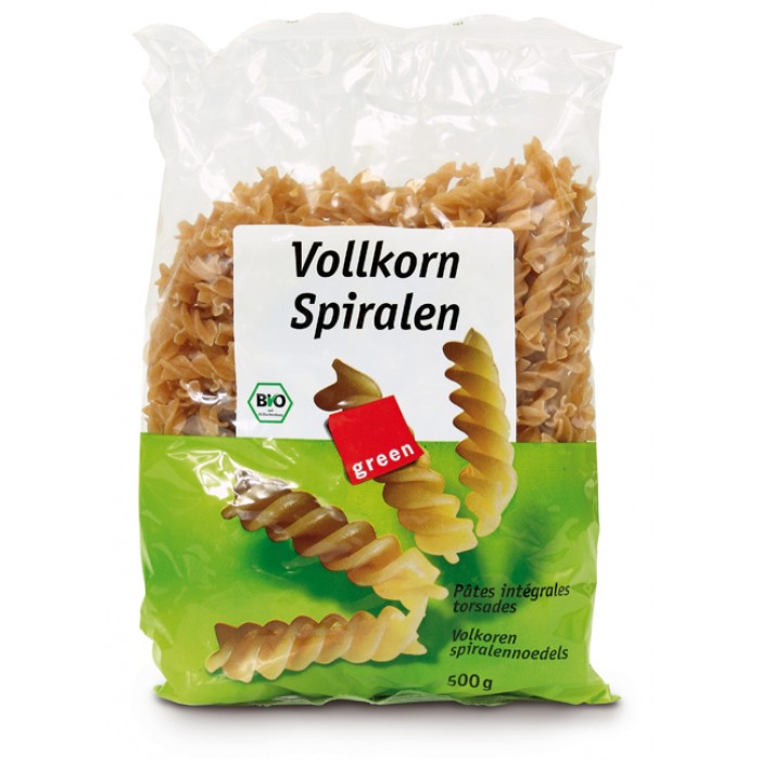 Spirale integrale din grau dur bio (500g) Spirale integrale din grau dur bio (500g)