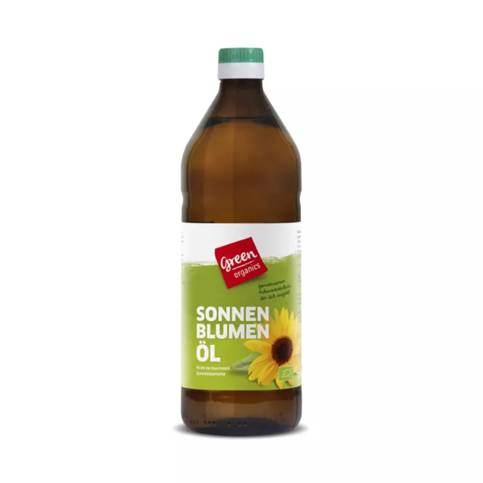 Ulei de floarea soarelui presat la rece bio (750 ml) Ulei de floarea soarelui presat la rece bio (750 ml)