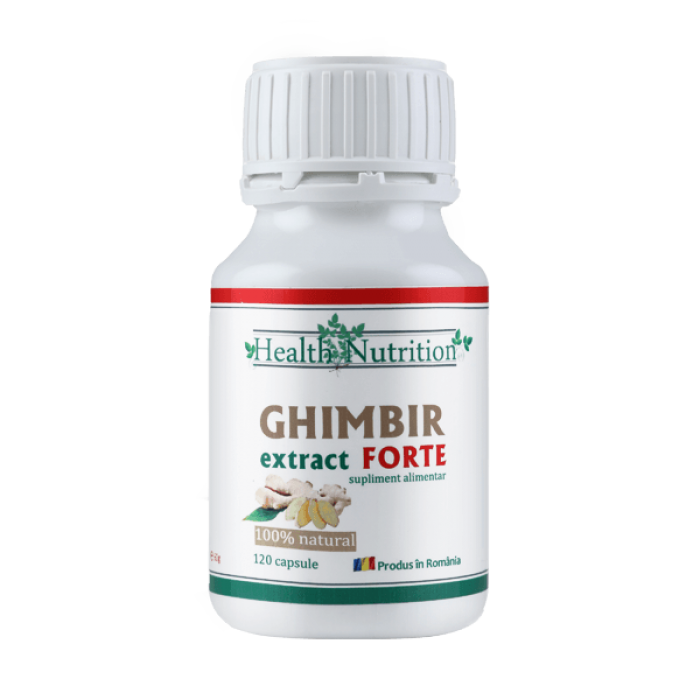 Ghimbir extract forte (120 capsule), Health Nutrition Ghimbir extract forte (120 capsule), Health Nutrition
