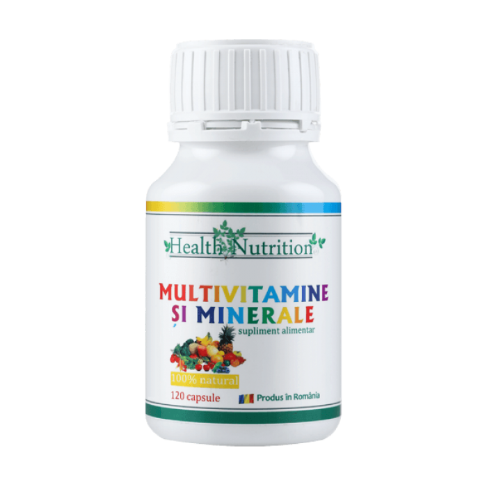 Multivitamine si Minerale (120 capsule), Health Nutrition Multivitamine si Minerale (120 capsule), Health Nutrition