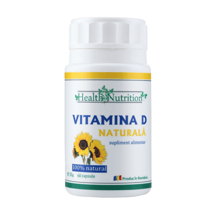 Vitamina D Naturala (60 capsule), Health Nutrition Vitamina D Naturala (60 capsule), Health Nutrition