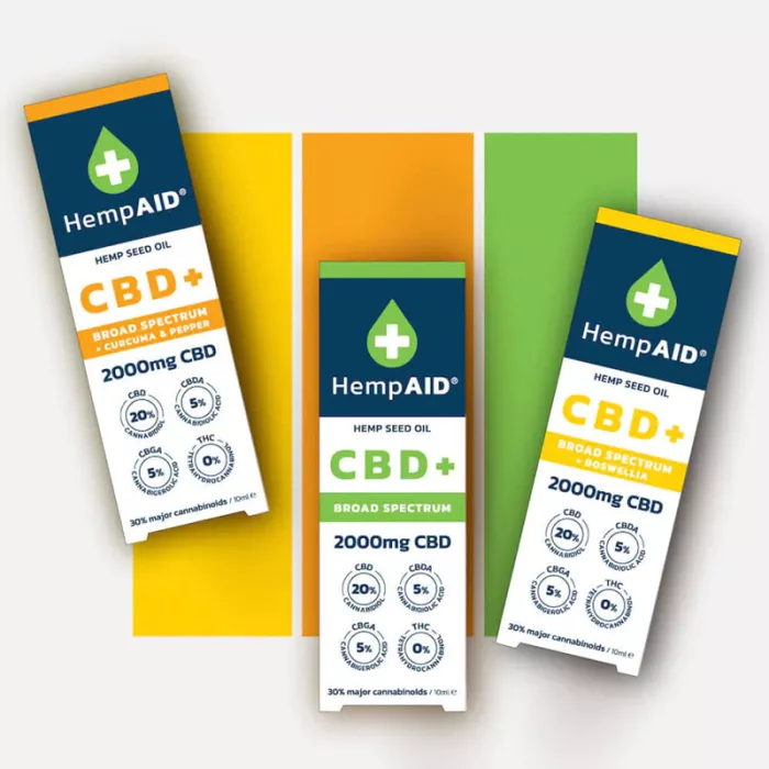 Ulei de canepa cu 1000mg CBD, 500mg CBDA, 500mg CBGA, broad spectrum (10 ml), HempAID Ulei de canepa cu 1000mg CBD, 500mg CBDA, 500mg CBGA, broad spectrum (10 ml), HempAID