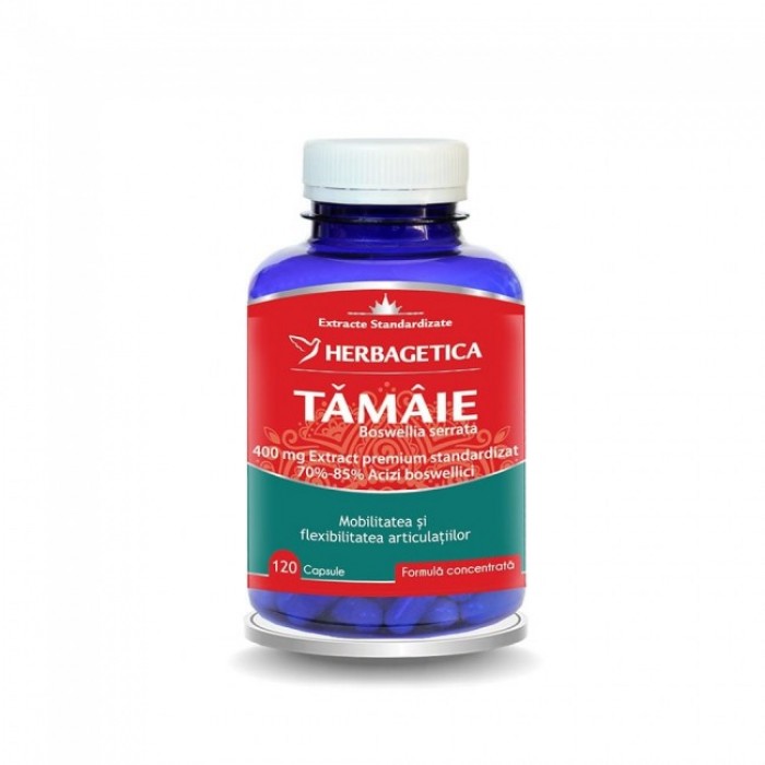 Tamaie - Boswellia Serrata (120 cps), Herbagetica Tamaie - Boswellia Serrata (120 cps), Herbagetica